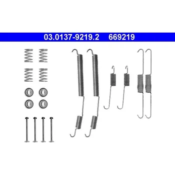 Brzdová čelist Sada příslušenství, brzdové čelisti ATE 03.0137-9219.2