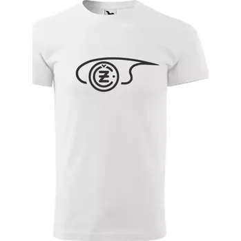 Pánské tričko Tričko Čezeta ČZ 5T - bílá / L / černá