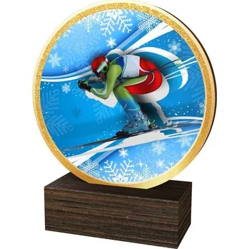 Poháry Bauer Dřevěná plaketa TFRW777 | Sjezdové lyžování