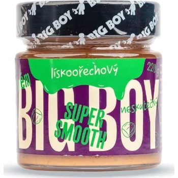 Potravina Big Boy Lískoořechový krém Super Smooth 220 g