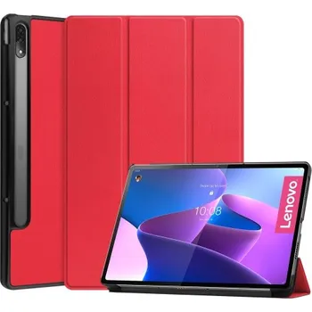 Pouzdro na tablet VSECHNONAMOBIL 38191 LEATHER Zaklápěcí obal pro Lenovo Tab P12 Pro červený
