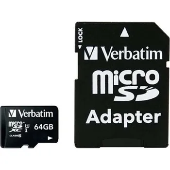 Paměťová karta MicroSDXC 64GB CL10 UHS-I 44084 Verbatim