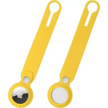 Klíčenka iMore AirTag Silicone Loop - Žlutá