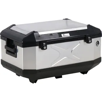 Zavazadlo na motocykl Hepco & Becker Horní kufr Hepco Becker Xplorer 60l stříbrný