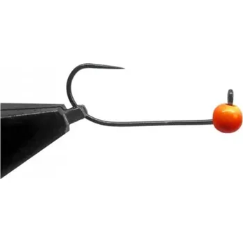 5ks - Jigová Hlavička Jigovky HD Barbless Orange Velikost 8 0,9gr
