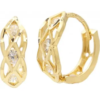 Náušnice Zlaté náušnice se zirkony OT3521 (585/1000) 1.85 g