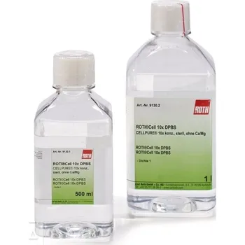 Dezinfekce DPBS ROTI®Cell 10x konc. (Popis: DPBS CELLPURE® 10x konc. ster., bez Ca/Mg, Balení: 500 ml)