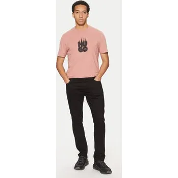 Pánské tričko HUGO T-Shirt Dalayer 50535363 Růžová Regular Fit S