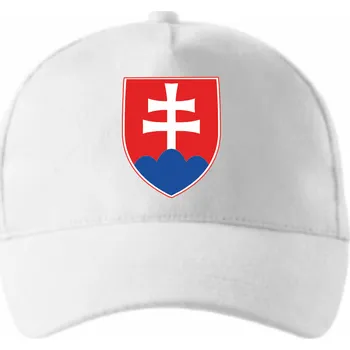 Kšiltovka ON-DESIGN 5 panelová kšiltovka se slovenským znakem Barva: bílá
