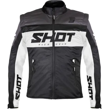 Moto oblečení Softshellová bunda Shot Softshell Lite černo-bílá