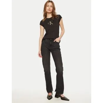 Pánská móda Calvin Klein Jeans T-Shirt Gradient J20J224982 Černá Slim Fit S