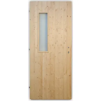 Interiérové dveře Truhlárna Palubkové dveře VERTIK P (45mm) Rozměr dle ČSN: 70 / 197, Orientace Dveří: Pravé