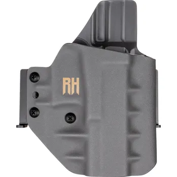 Příslušenství pro sportovní střelbu RH Holsters FROGY - Springfield Echelon - HS Echelon - vnější kydexové pouzdro - poloviční sweatguard - tmavě šedá Pouzdro je pro: Pravák