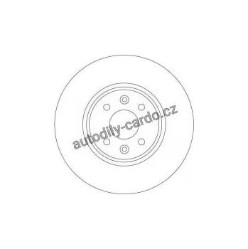 Brzdový kotouč Brzdový váleček TRW DF4255