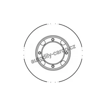 Brzdový kotouč Brzdový kotouč TRW DF1952 - HYUNDAI, MITSUBISHI