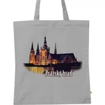 BIO plátěná taška s potiskem Pražský hrad