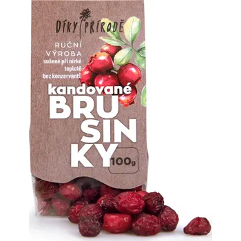 Sušené ovoce Díky přírodě Brusinky kandované 100 g