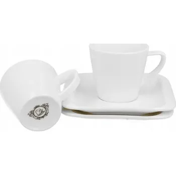 šapo 80ml, 2ks, d 6x5,5cm, INFINITY, DB, bílý porcelán