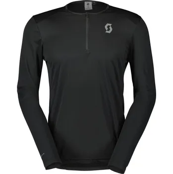 Běžecké oblečení SCOTT běžecké tričko s dlouhým rukávem Endurance Tech LS ZIMA, léto Černá XXL Pánské