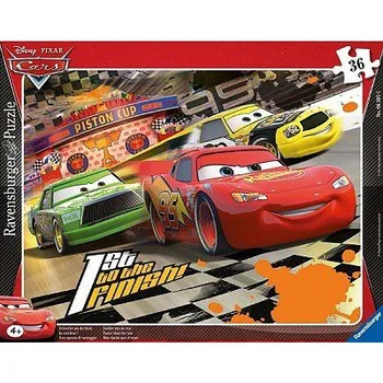 Puzzle CARS 1ST GO THE FINISH PUZZLE RAVENSBURGER 36d 063956