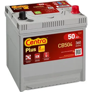 Autobaterie Autobaterie Centra Plus 12V, 50Ah, 360A, CB504