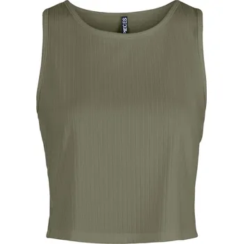 Dámská móda Tričko Pieces Deep Green 1039216 14 (L)