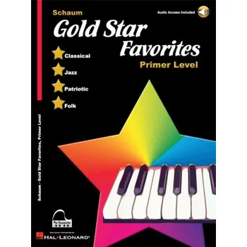 Schaum Gold Star Favorites - Primer Level (noty na klavír)(+audio)
