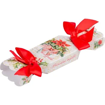 Vánoce Mýdlo 20g Vánoční hvězda v krabičce, červená, zelená