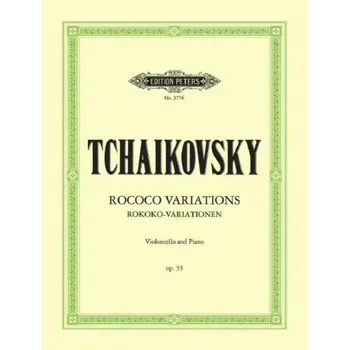 P.I. Čajkovskij: Rococo Variations Op.33 (noty na violoncello, klavír)