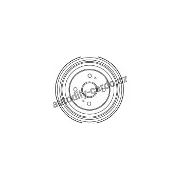 Brzdový buben Brzdový buben TRW DB4032 - DAIHATSU, TOYOTA CELICA