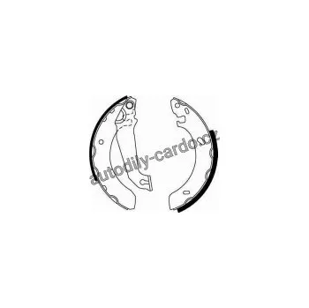 Brzdová čelist Sada brzdových čelistí TRW GS6254 - FORD ESCORT