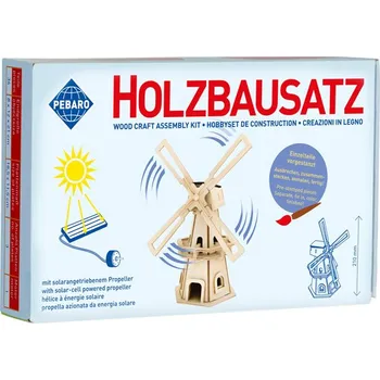 ostatní stavebnice Pebaro - stavebnice se solárním pohonem - větrný mlýn