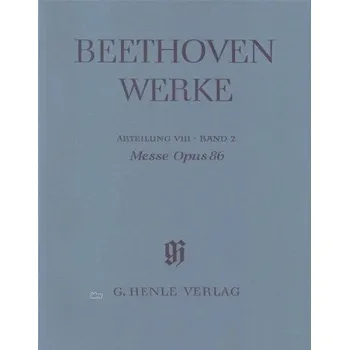 Ludwig van Beethoven: Mass C major op. 86 Volume 2 (noty, partitura)