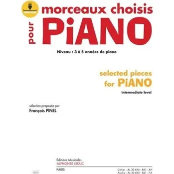 Francois Pinel: Morceaux choisis pour Piano (noty na klavír)(+audio)