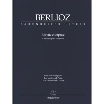 Hector Berlioz: Reverie et caprice (noty na housle, klavír)