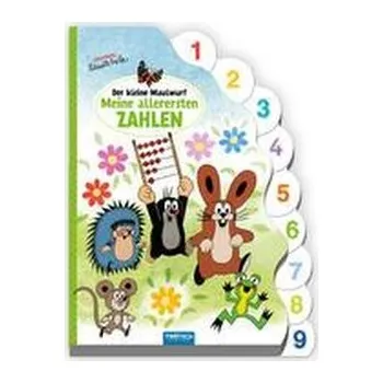 První čtění Trötsch Der kleine Maulwurf Pappbilderbuch mit Register Meine allerersten Zahlen - Trötsch Verlag
