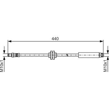Brzdová hadice Brzdová hadice BOSCH 1 987 481 484
