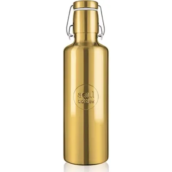 Láhev Soulbottles Nerezová láhev Gold objem 750ml