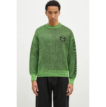 Pánský svetr Svetr No Problemo Glitch Alien-O pánský, zelená barva, NP20019.02, L, 78X