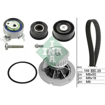 Vodní pumpa + sada ozubeného řemene Schaeffler INA 530 0078 32