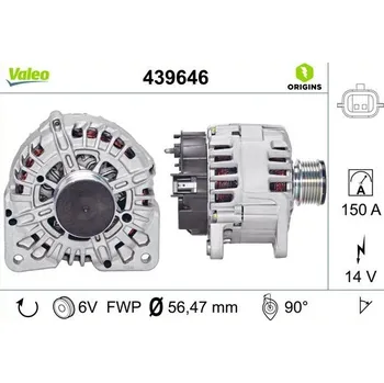 Autoelektrika Generátor VALEO 439646