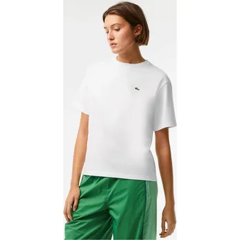 Dámské oblečení Tričko Lacoste White 001 1060857 8 (36)