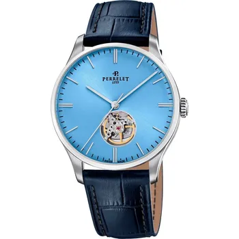 Hodinky Perrelet Weekend Open Heart Ice Blue A1302/A + 5 let záruka