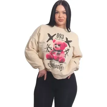 Dámská mikina Yakuza mikina PLUSHIE GPB 25105 Whitecap Grey