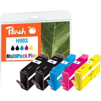 Peach HP No. 903XL, MultiPack Plus, 2x28, 3x12 ml CMYK (320007) PEACH kompatibilní cartridge HP No. 903, Multi-Pack-Plus, 2x bk, 1x c,m,y