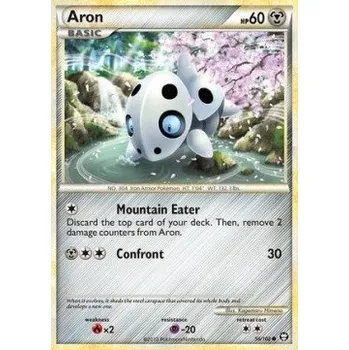 Sběratelská karetní hra Pokémon TM 056/102 Aron - Triumphant Stav: Excellent, Verze: NORMAL