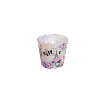 Svíčka Bartek svíčka vosková ve skle 115g Bon Voyage Normandy