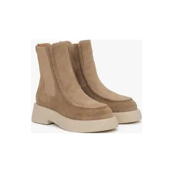 Dámská zimní obuv Estro Kotníková obuv s elastickým prvkem ER00116051 Béžová 37