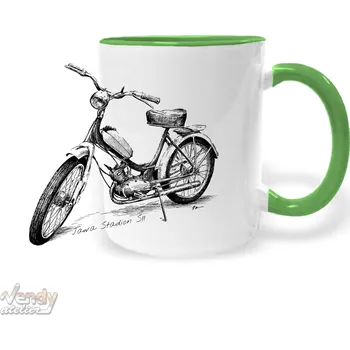 Hrnek - Jawa Stadion S11 Barva: Zelená