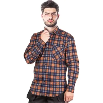 Pánská košile Reis KF GP flanelová košile blue/orange
